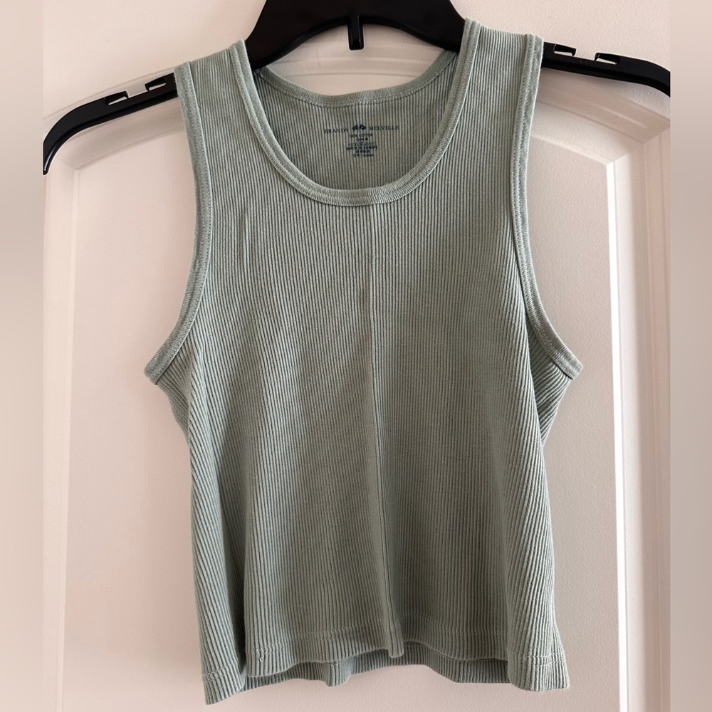 Green brandy, Melville cropped tank top
